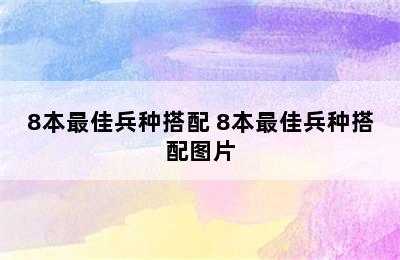 8本最佳兵种搭配 8本最佳兵种搭配图片